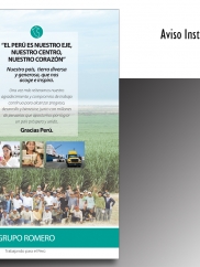 AVISO INSTITUCIONAL DE GRUPO ROMERO